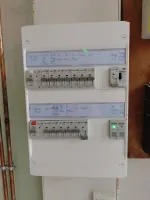 Pose d' un tableau électrique
